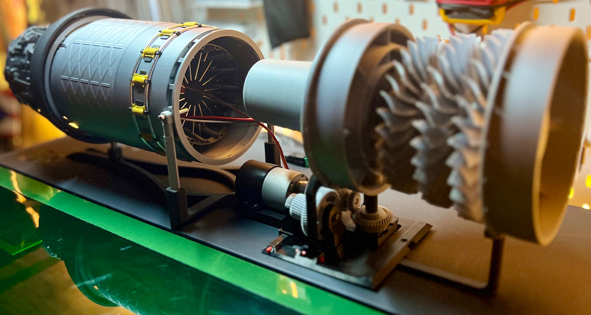 Additive Jet Engine Premium 3D Printed Jet Engine Scale Models – Additive Propulsion